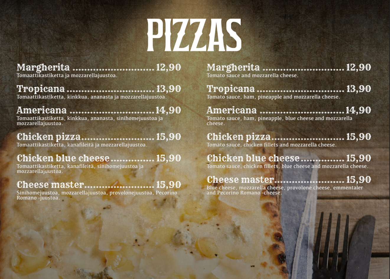 Pizzas
